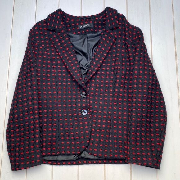 Elegant Red and Navy Women's Skirt Set - Picture 3 of 16